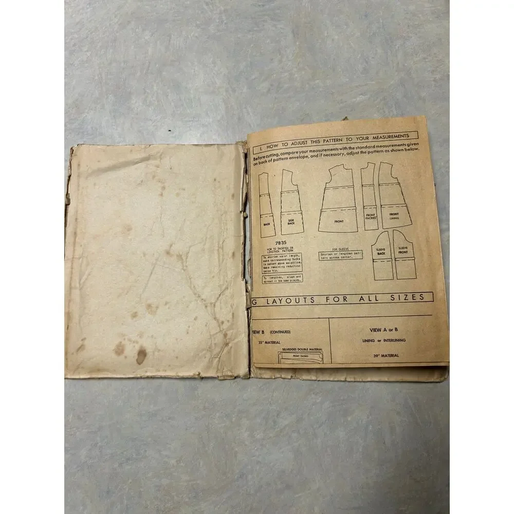 McCall vintage pattern